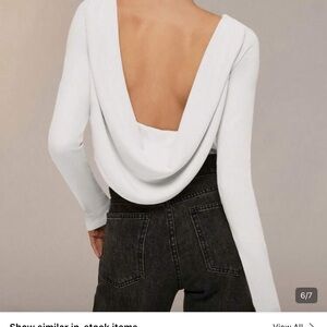 SHEIN White Off-the-Shoulder Sweater